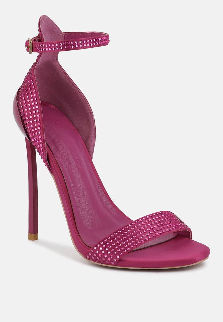 magnate rhinestone embellished stiletto sandals#color_fuchsia