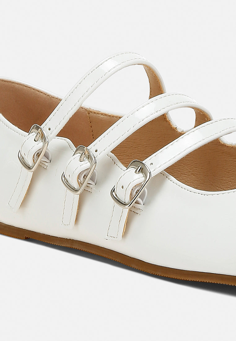 triple strap mary jane sandals by rag#color_white