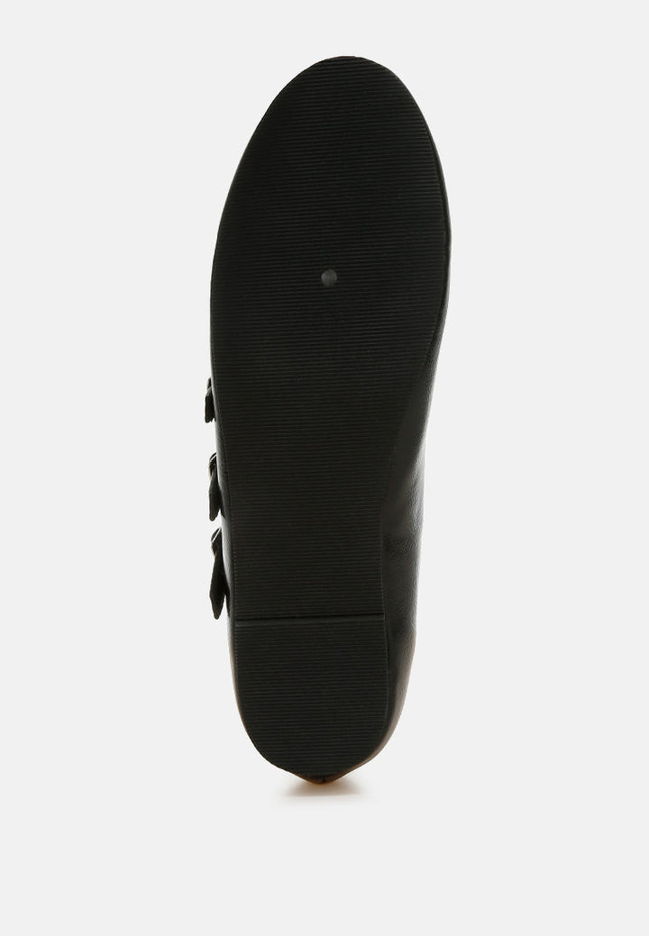 triple strap mary jane sandals by ruw#color_black