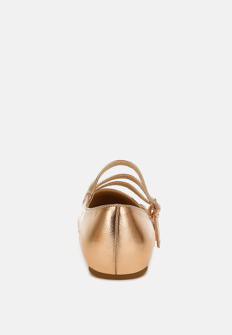 triple strap mary jane sandals by rag#color_rose-gold