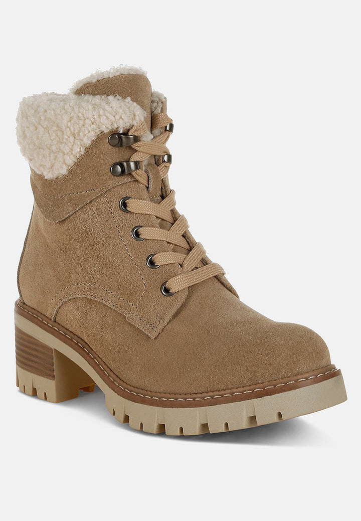 botines gruesos con cuello de piel madoka#color_beige