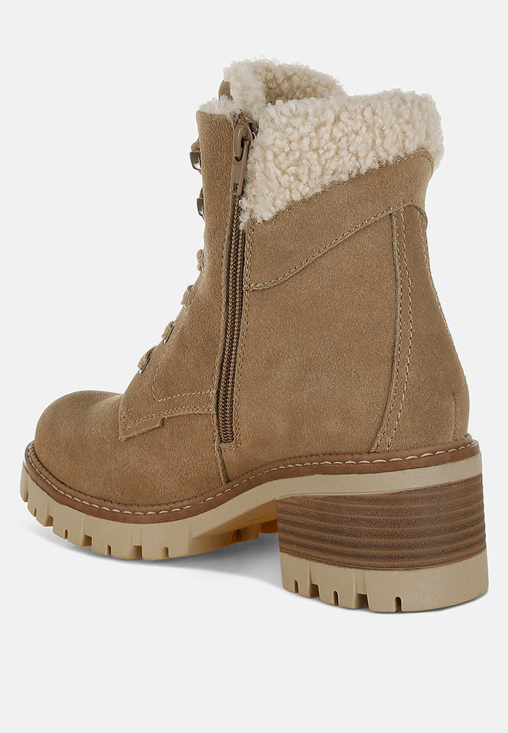 botines gruesos con cuello de piel madoka#color_beige