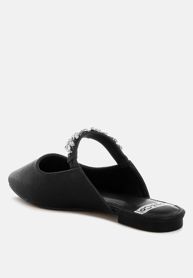 mules magnum con purpurina y correa de strass#color_black