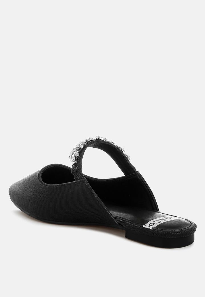 mules magnum con purpurina y correa de strass#color_black