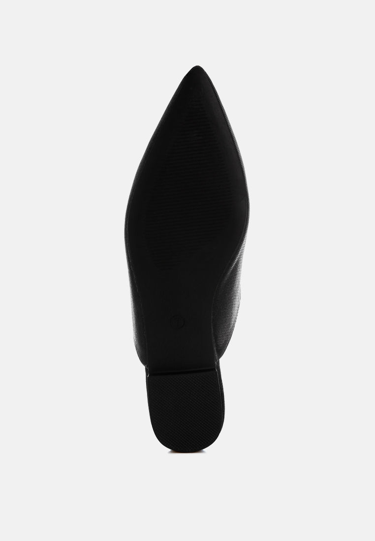 mules magnum con purpurina y correa de strass#color_black
