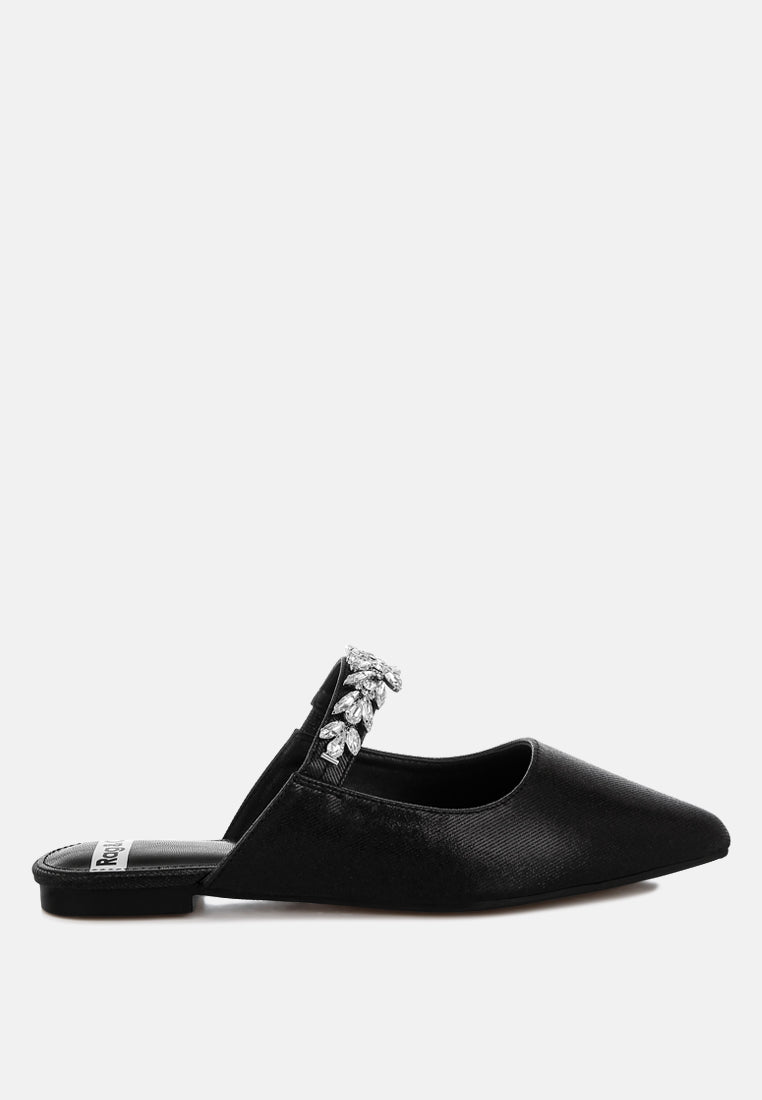 mules magnum con purpurina y correa de strass#color_black