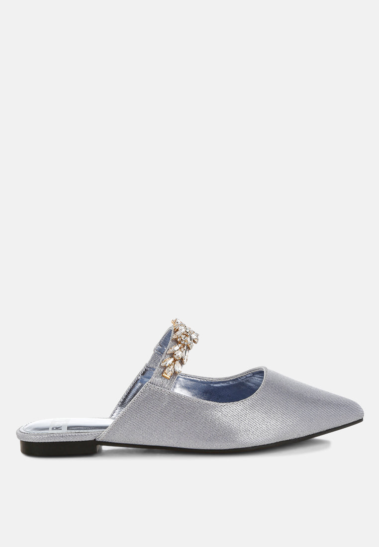 mules magnum con purpurina y correa de diamantes#color_lilac