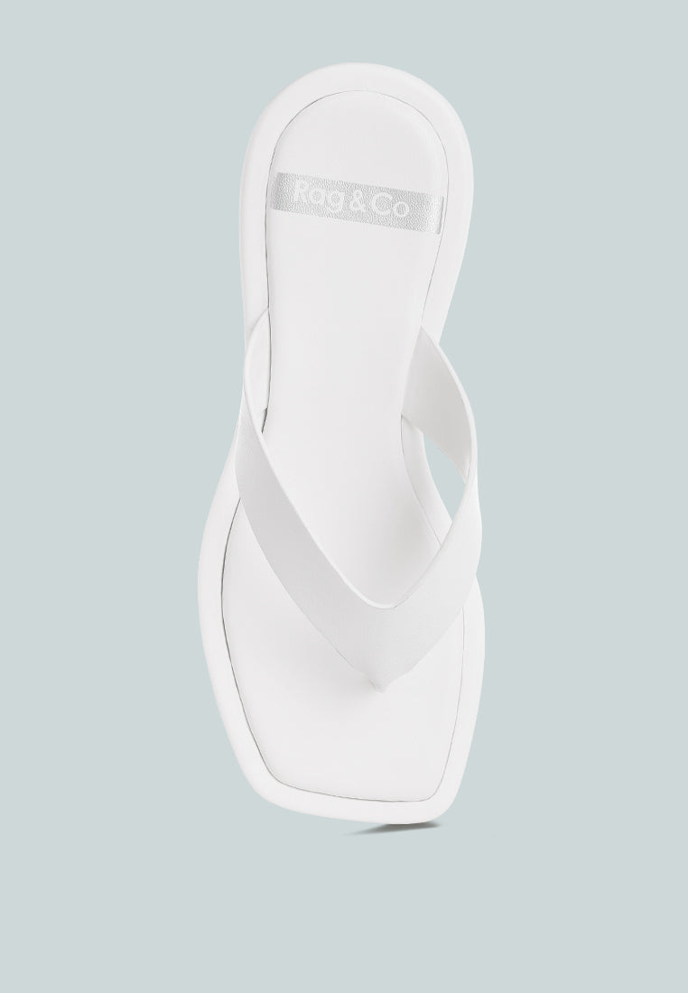makawi thong toe slip ons#color_white-genuine-leather