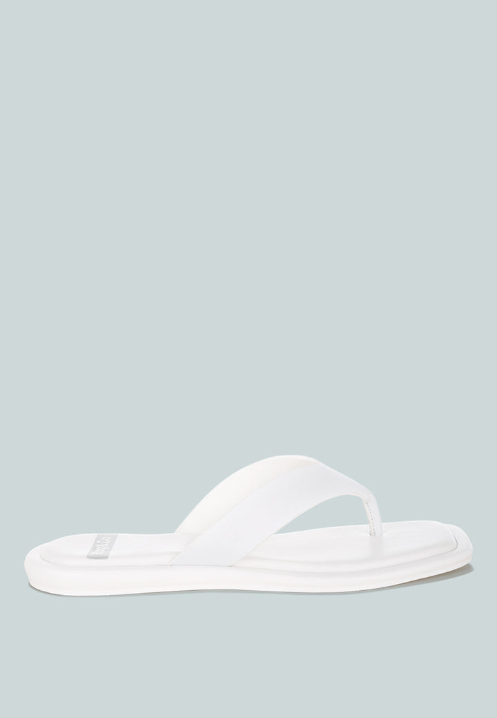makawi thong toe slip ons#color_white-genuine-leather