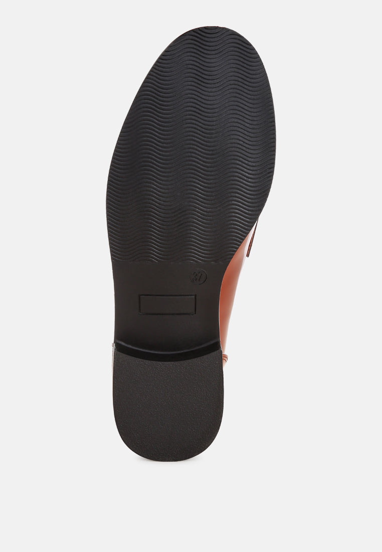 mocasines marbin con tira penny y flecos#color_cognac