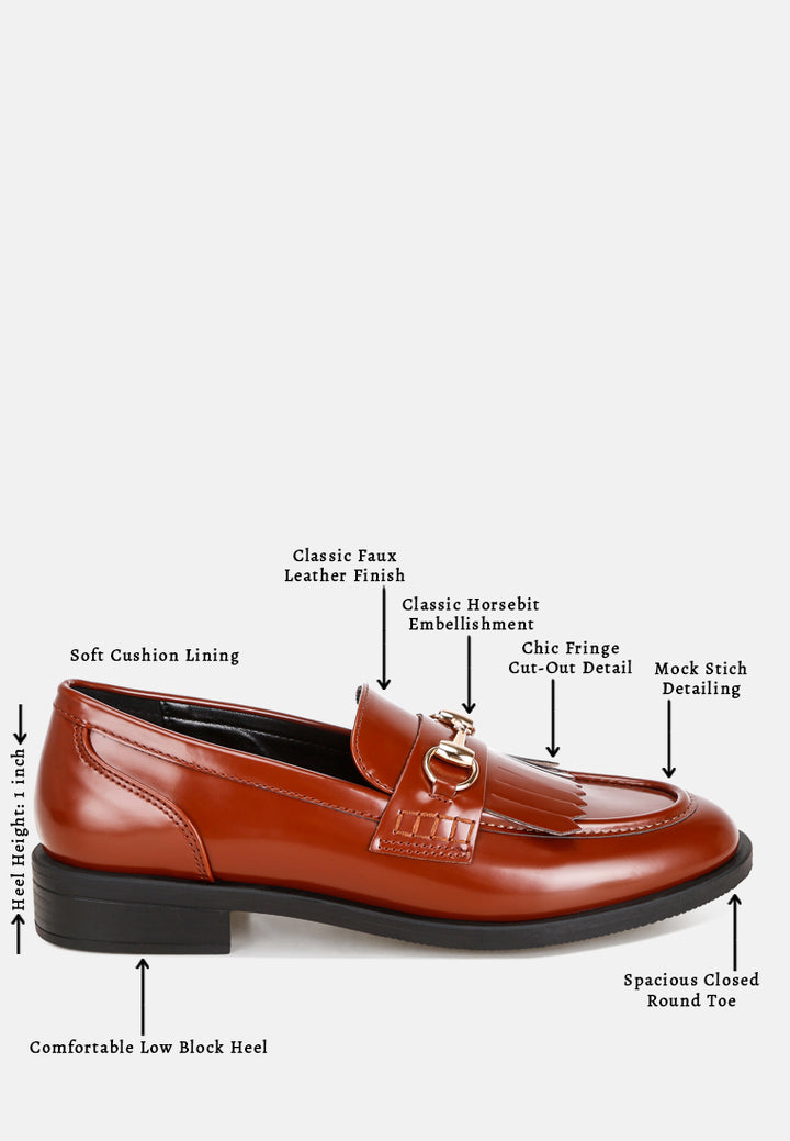 mocasines marbin con tira penny y flecos#color_cognac