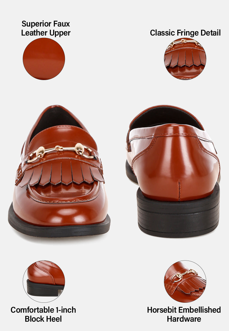 mocasines marbin con tira penny y flecos#color_cognac