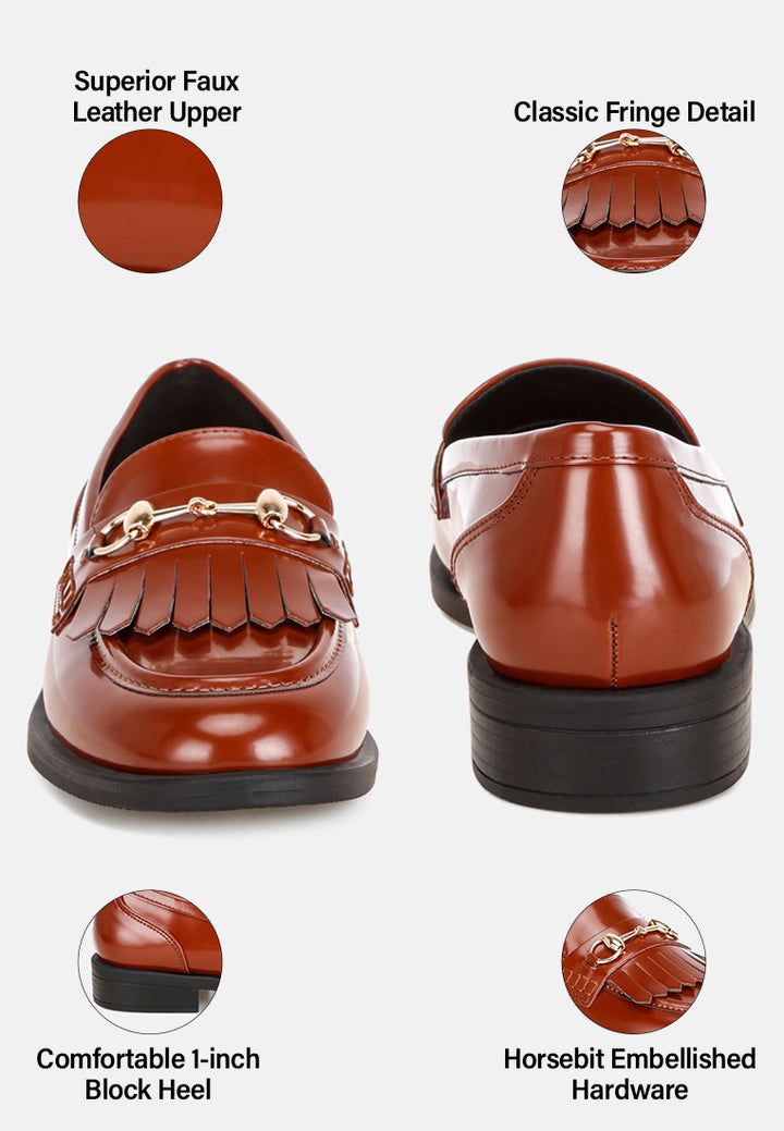 mocasines marbin con tira penny y flecos#color_cognac