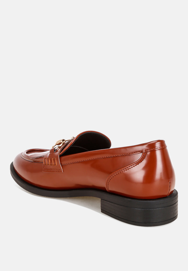 mocasines marbin con tira penny y flecos#color_cognac