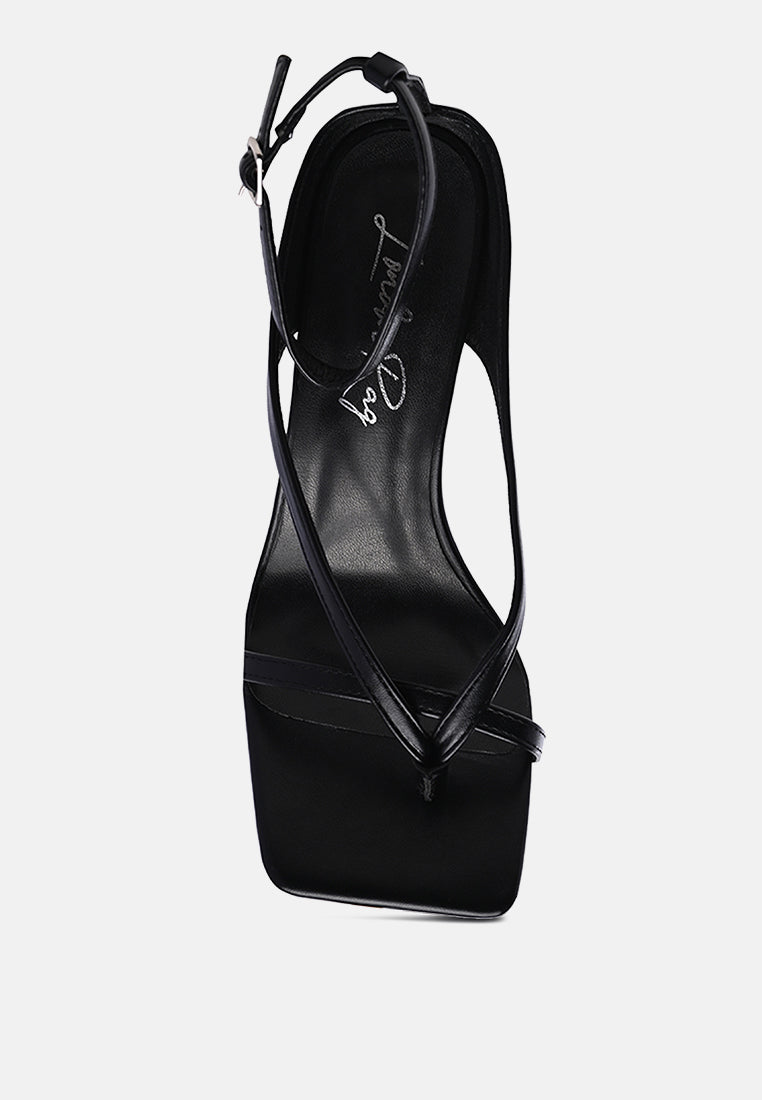 marcia stiletto sling-back sandals#color_black