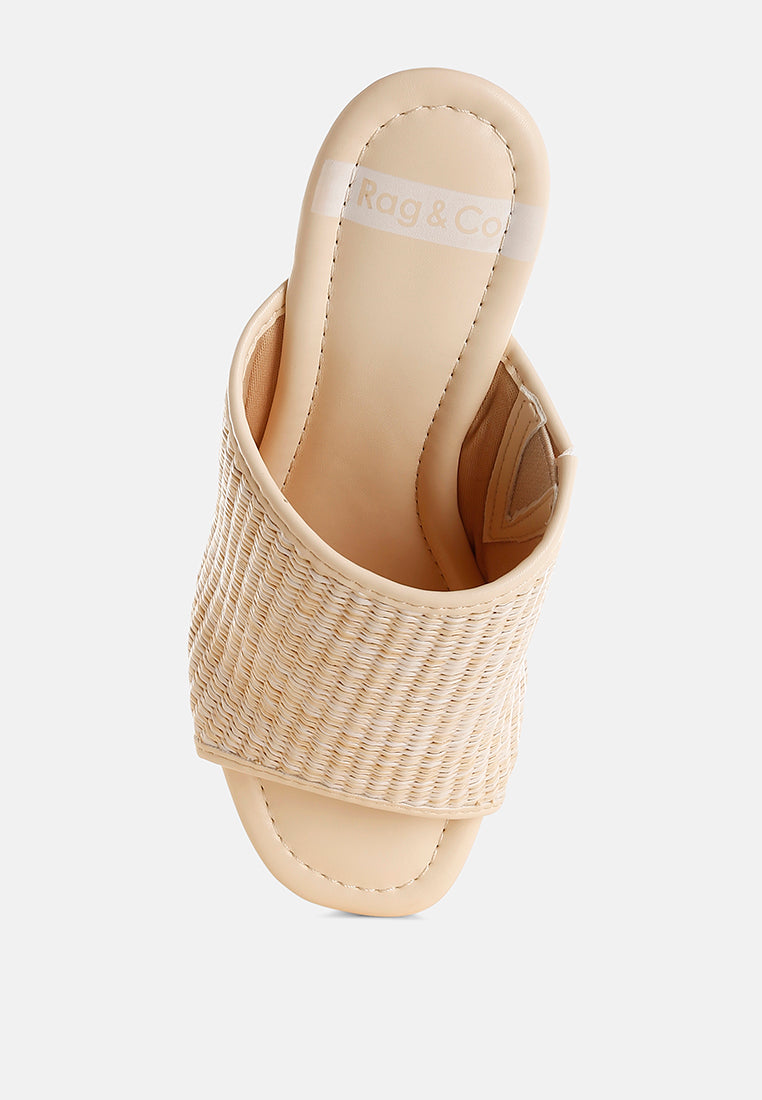 Zuecos madera rafia marengo#color_beige