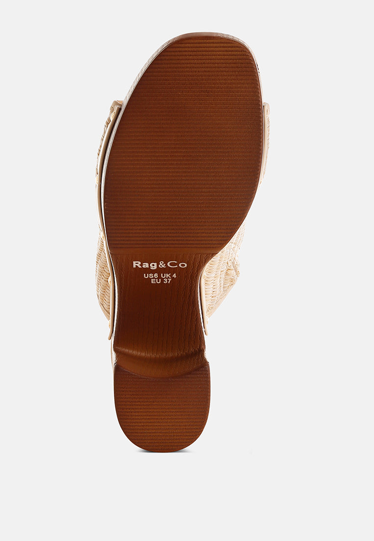 Zuecos madera rafia marengo#color_beige