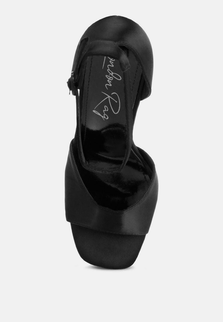 marshis towering platform heel sandals by ruw#color_black-satin