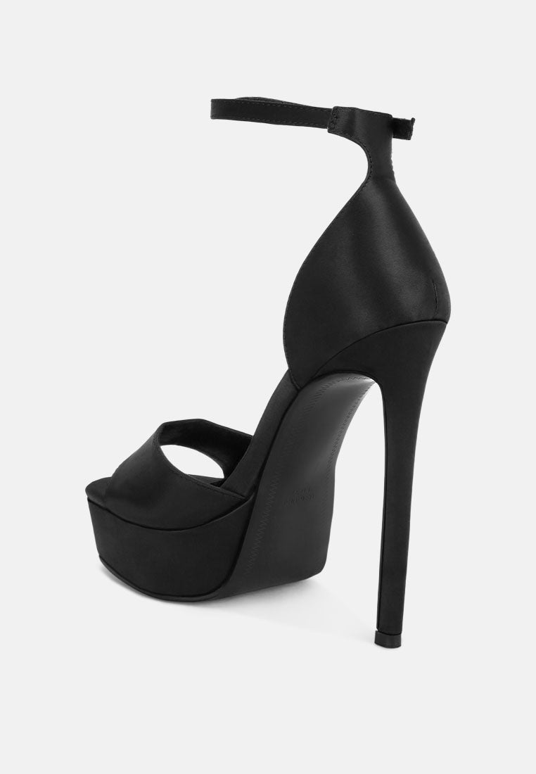 marshis towering platform heel sandals by ruw#color_black-satin