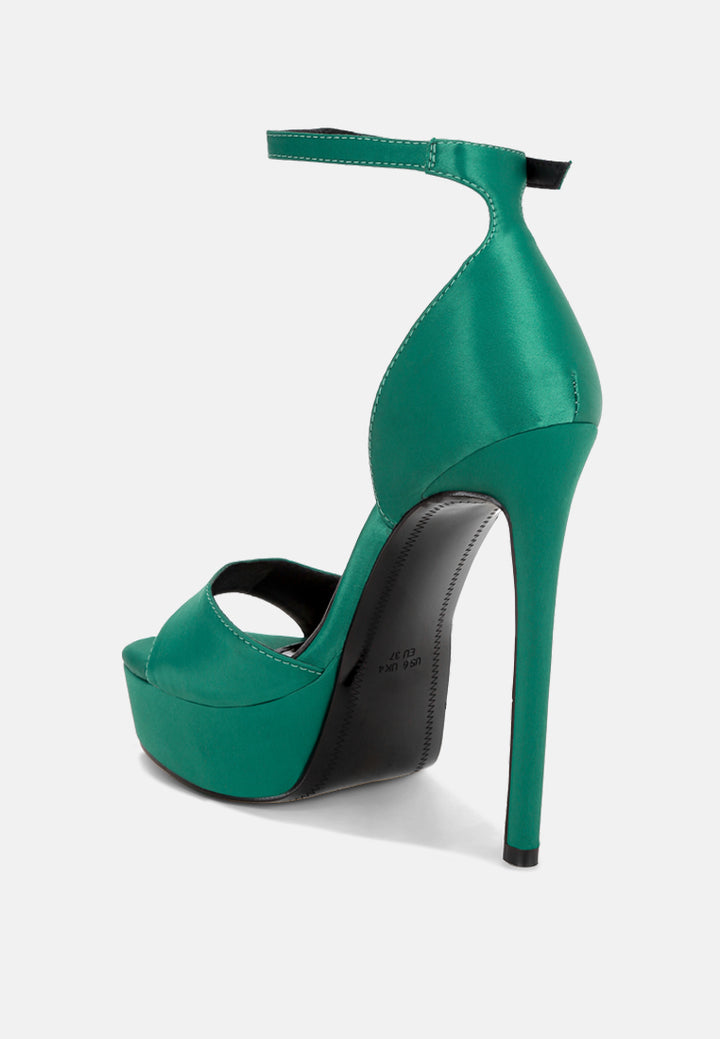 marshis towering platform heel sandals by ruw#color_green-satin