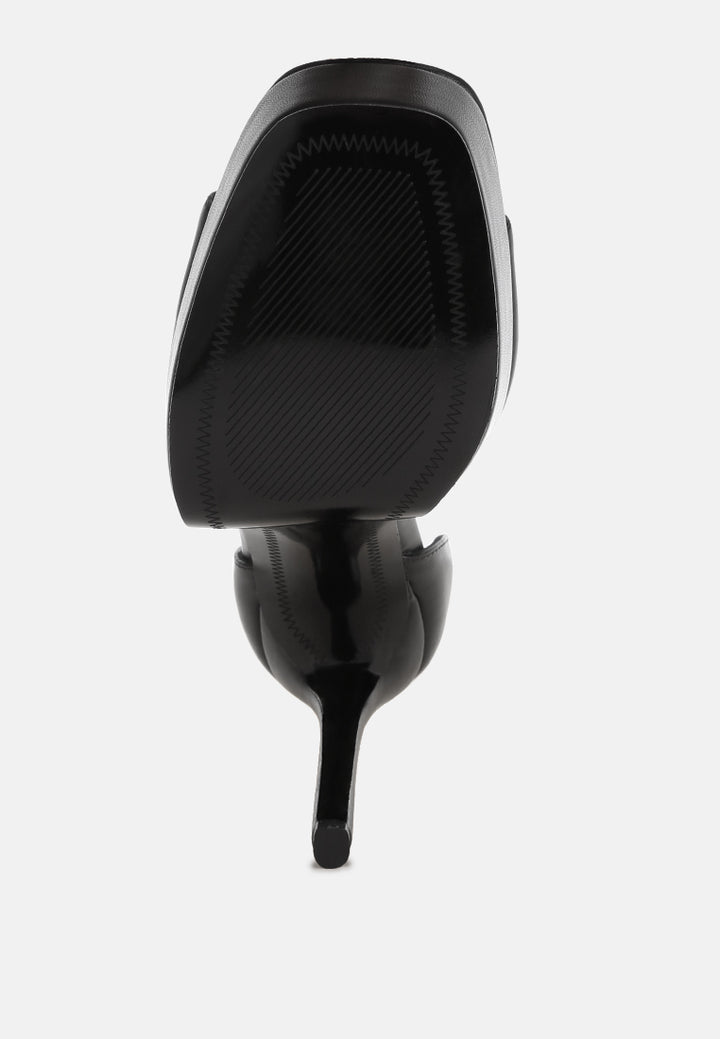 Marshis Towering Platform Heel Sandals#color_black_smooth