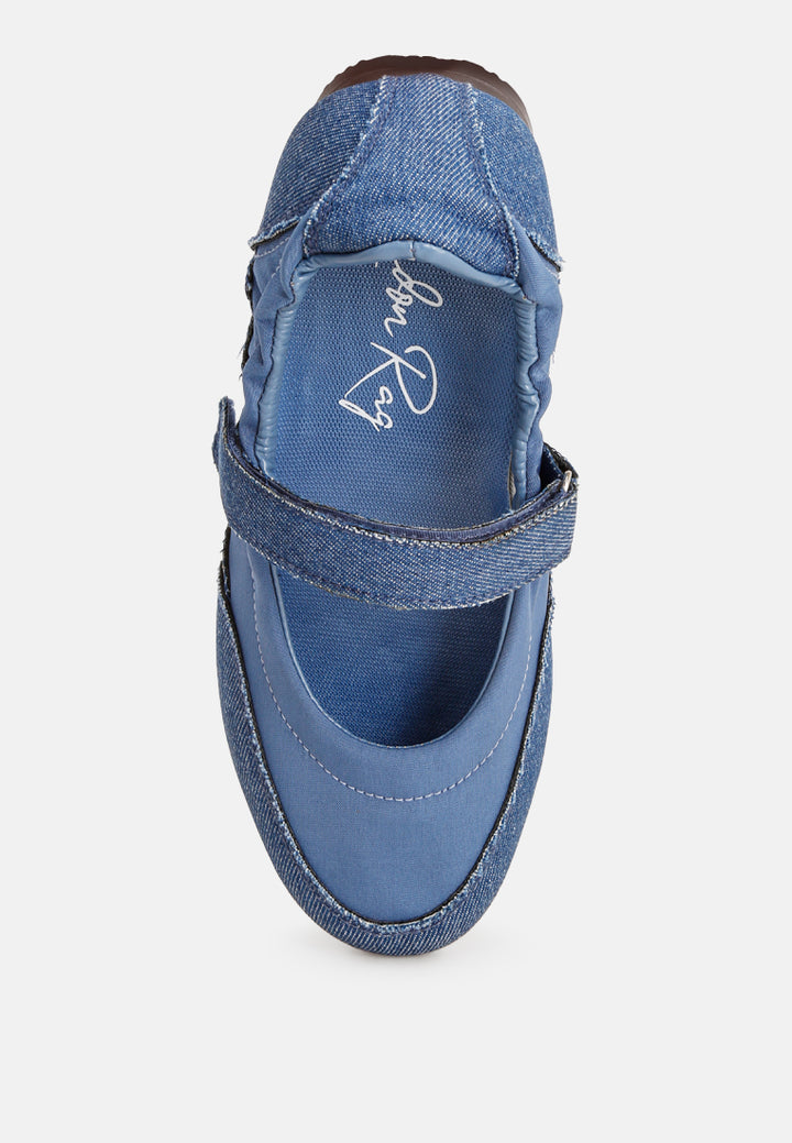 zapatillas mayana con tira velcro flexible#color_azul-denim