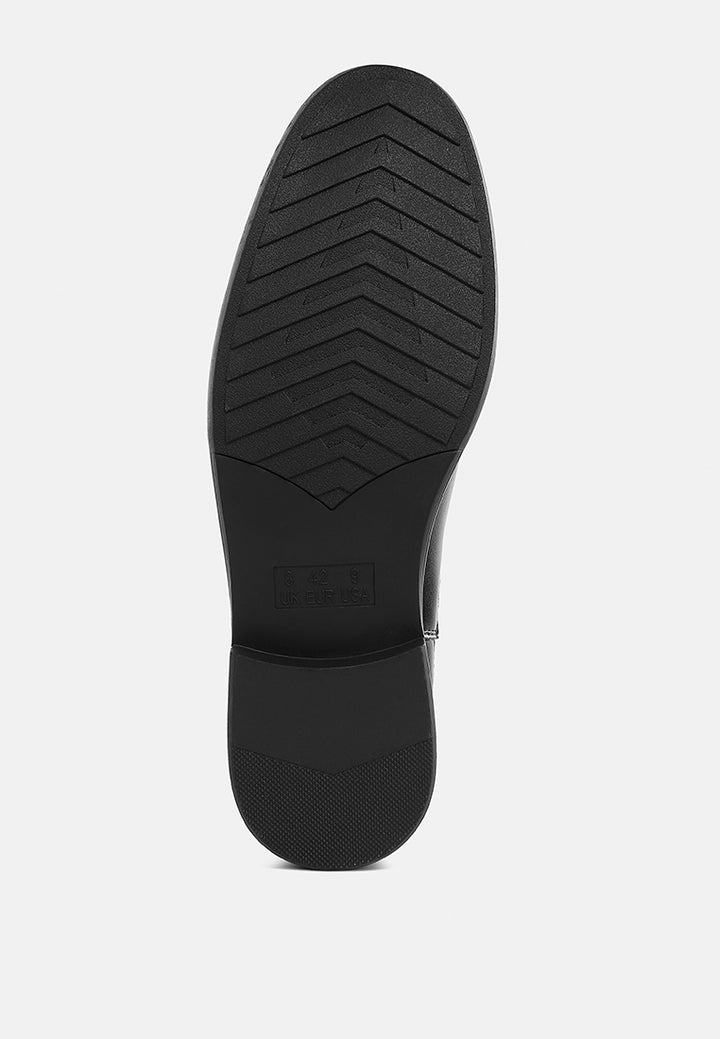 Men's Faux Leather Chelsea Boots By MODE