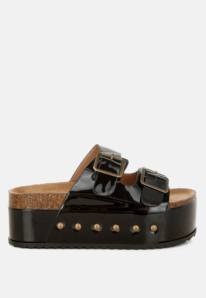 merton studded flatform slip ons#color_black