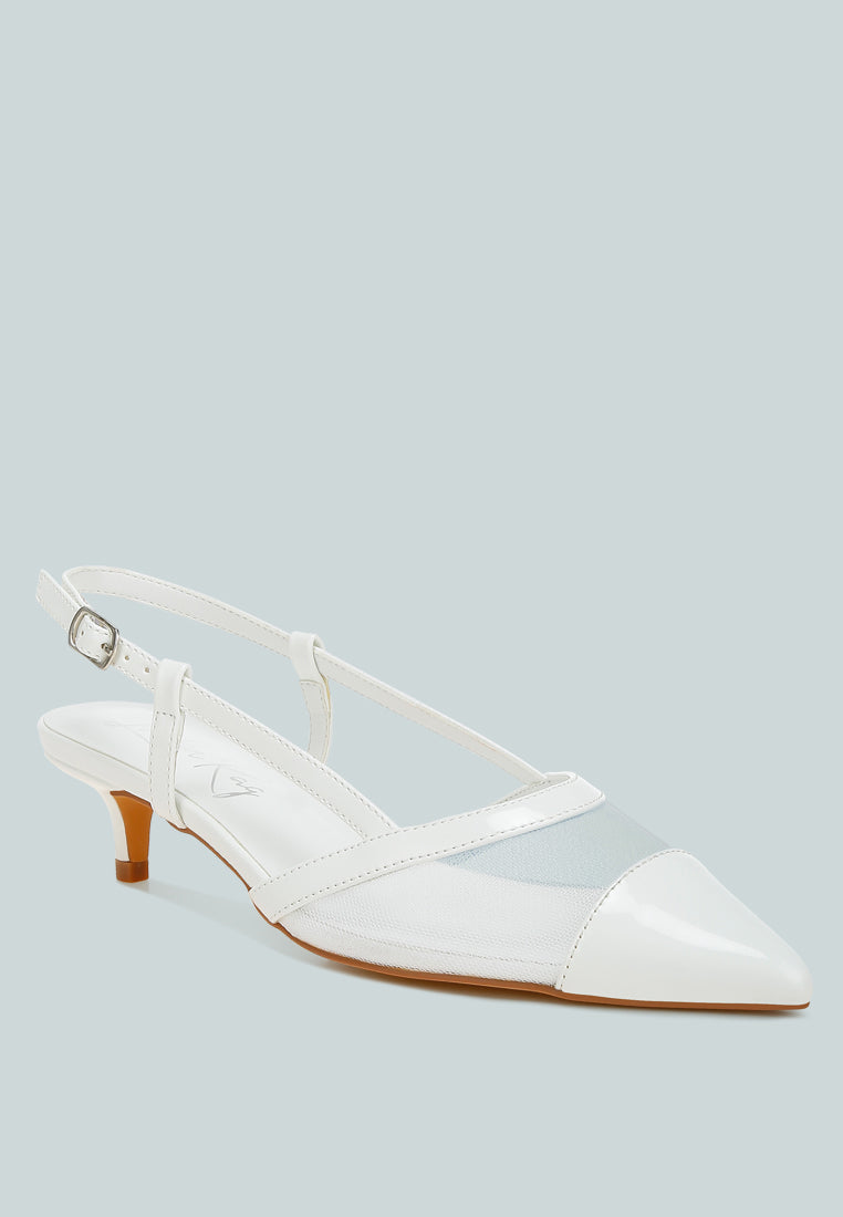 mesh slingback sandals by rag#color_white