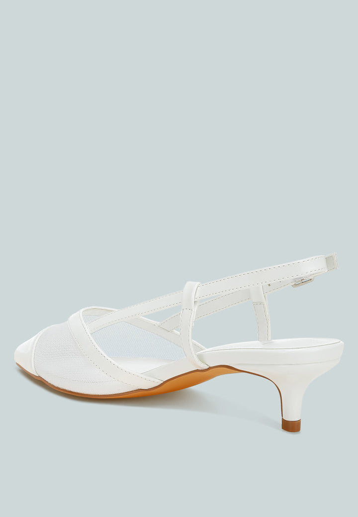 mesh slingback sandals by rag#color_white