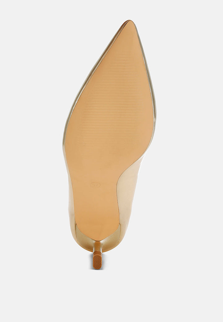 metallic fantasy heel pumps by mode#color_gold