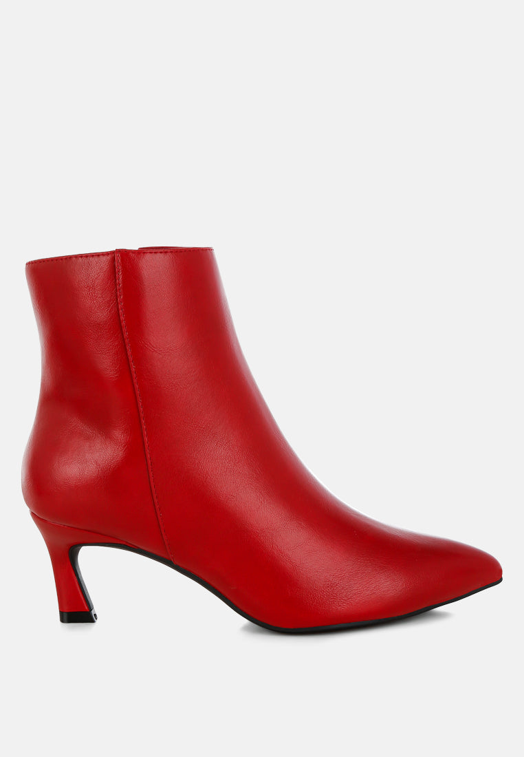 migelo faux leather ankle boots#color_red
