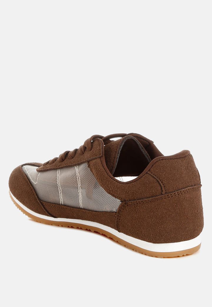 Zapatillas milon de microfibra y malla#color_brown
