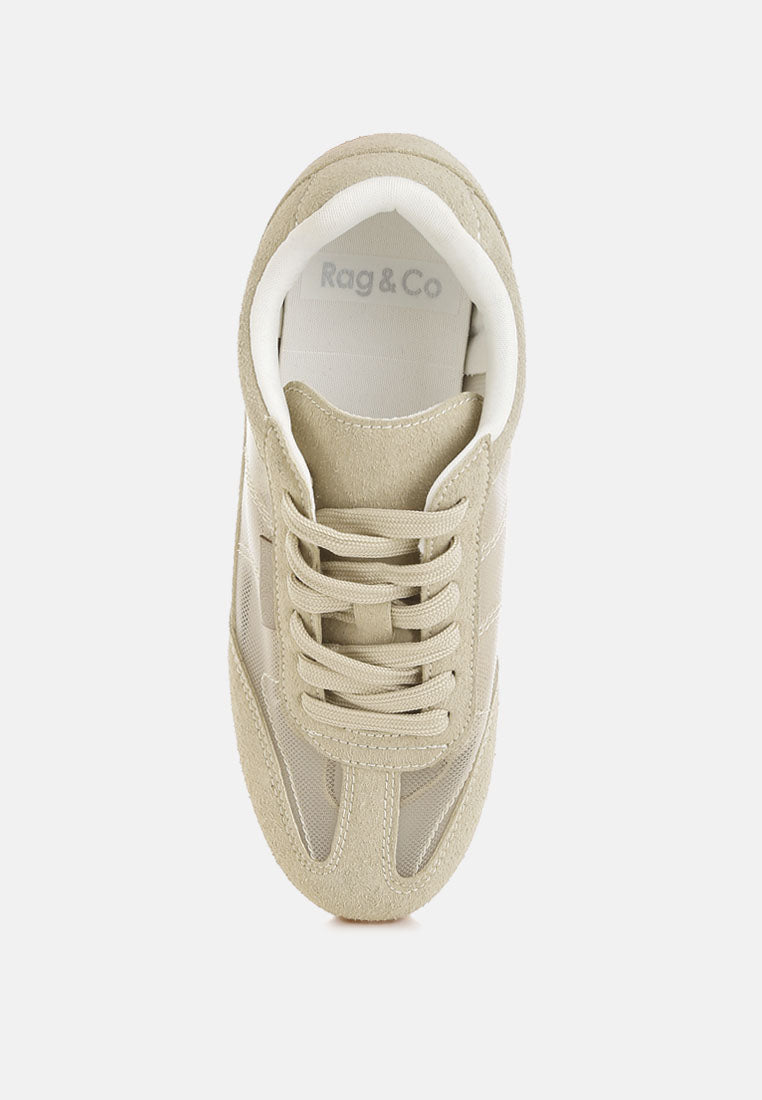 Zapatillas milon de microfibra y malla#color_beige