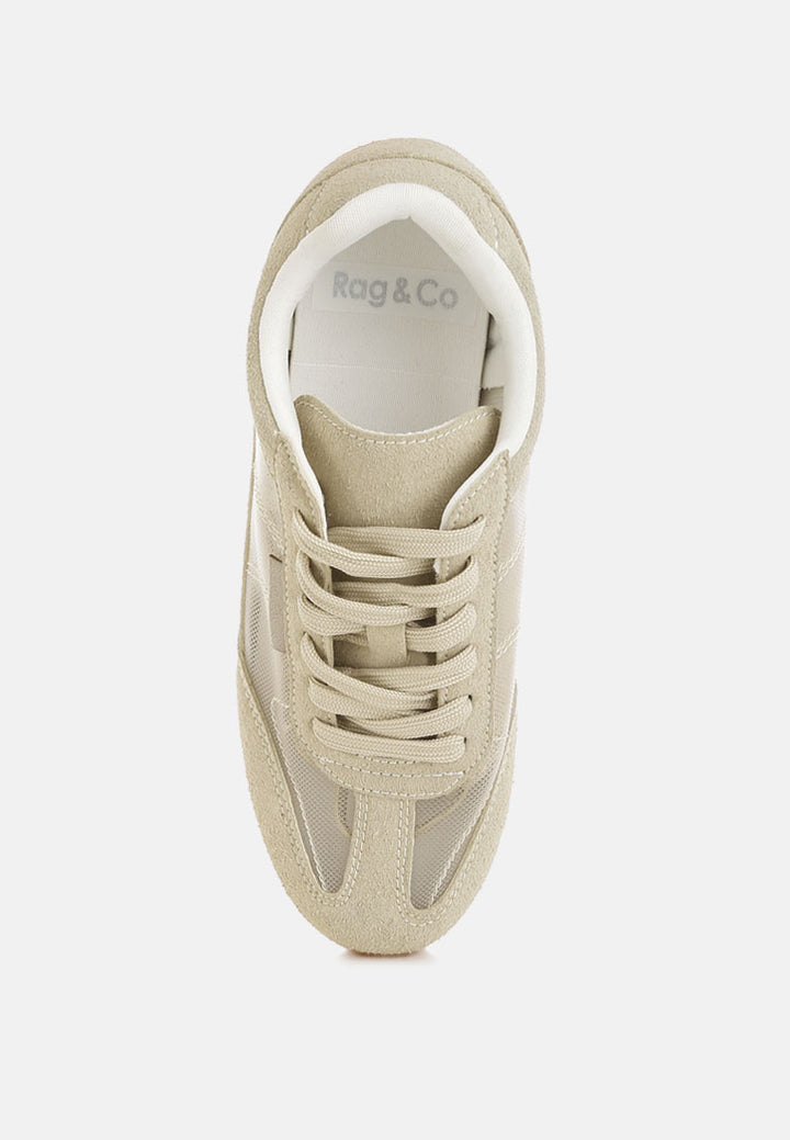 Zapatillas milon de microfibra y malla#color_beige