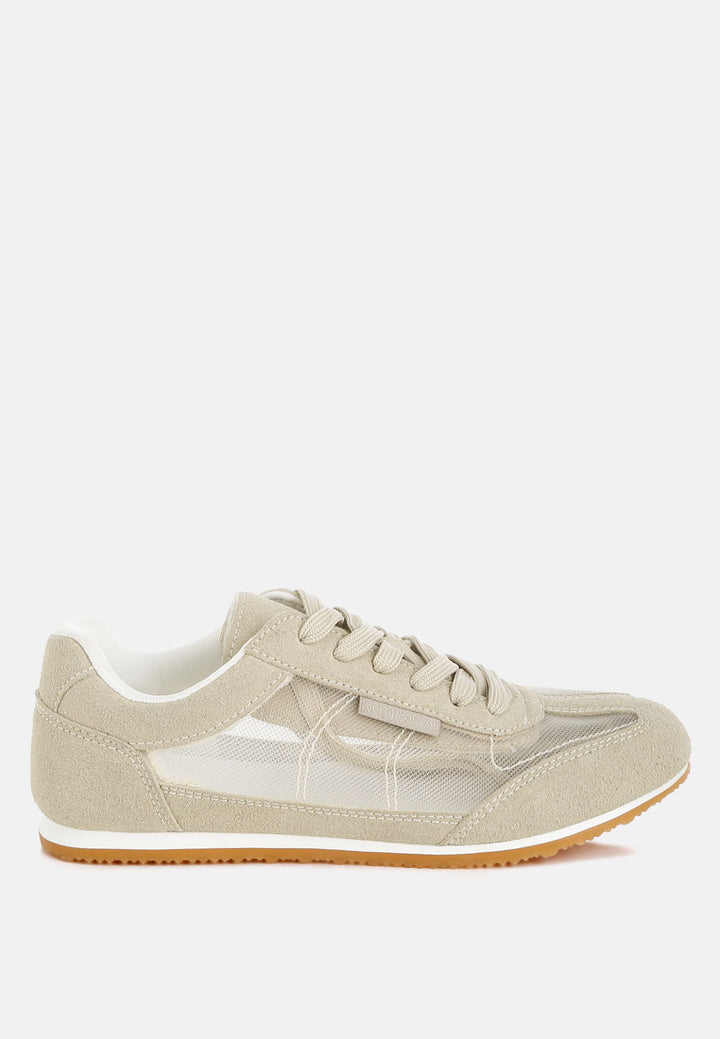 Zapatillas milon de microfibra y malla#color_beige
