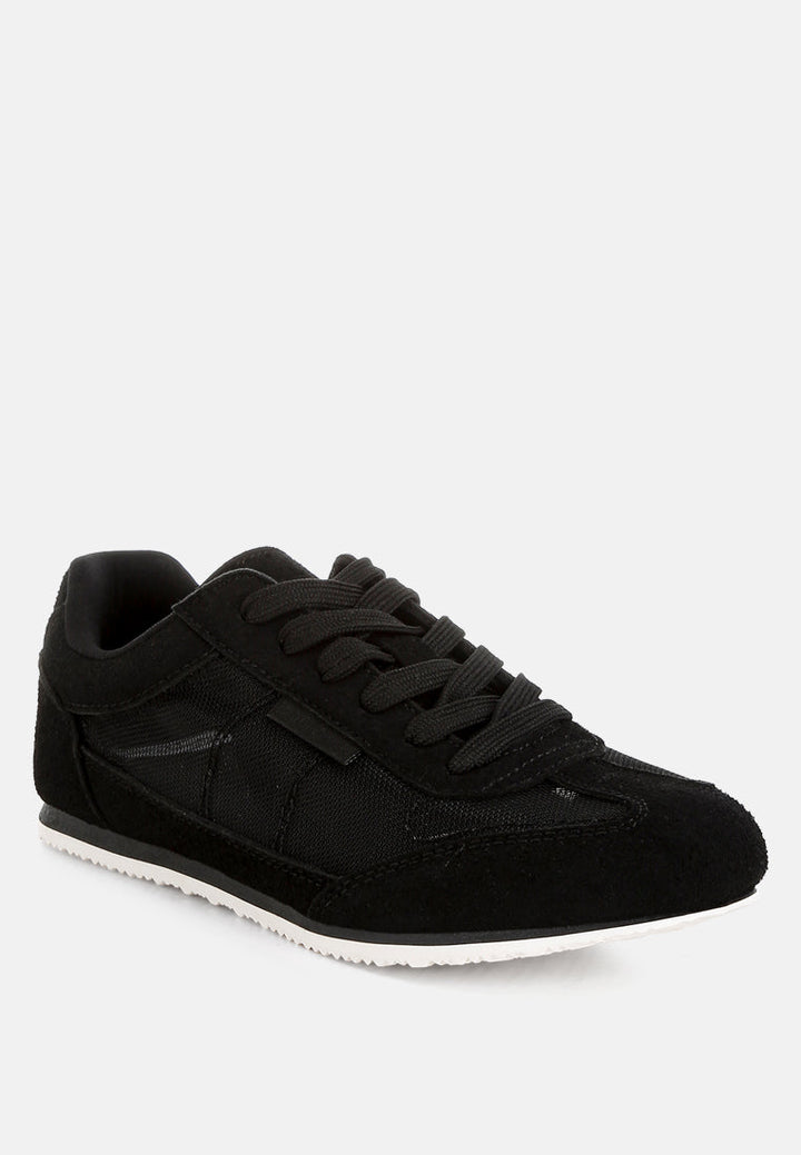 Zapatillas milon de microfibra y malla#color_negro