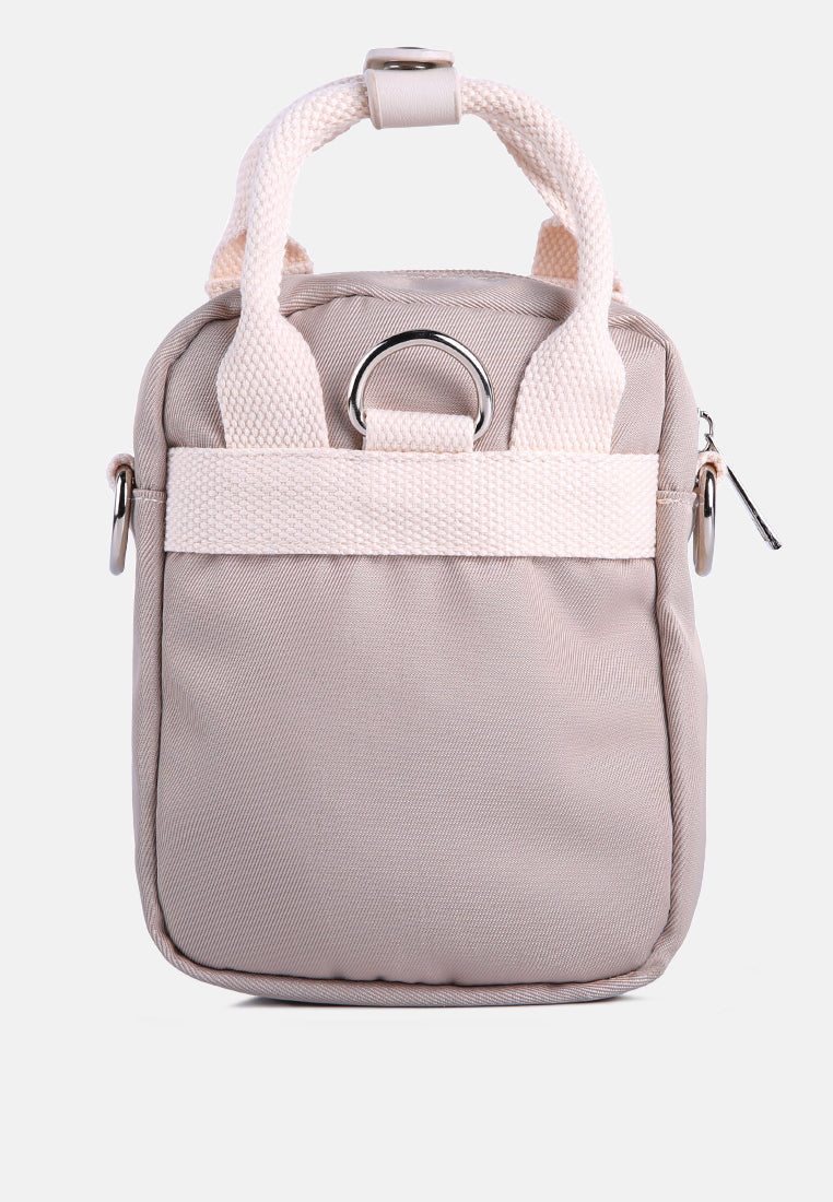 miniature backpack sling bag#color_stone