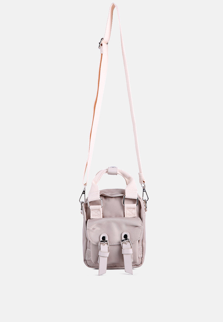 miniature backpack sling bag#color_stone