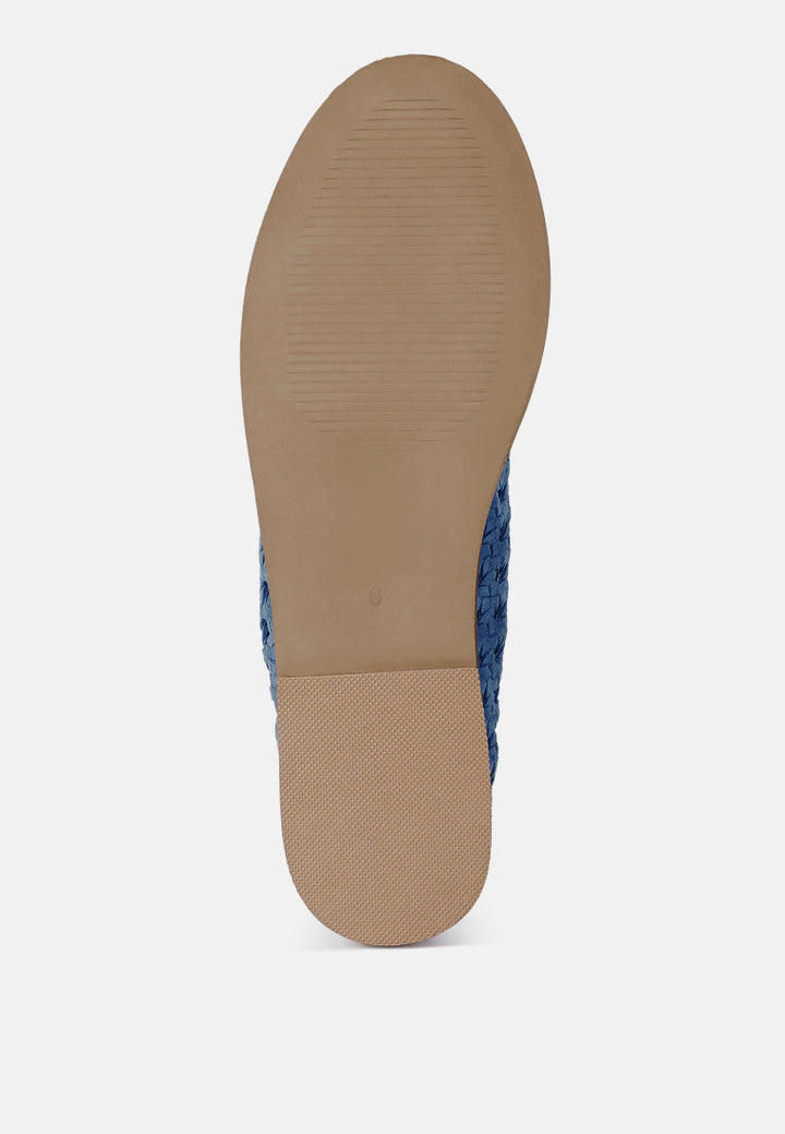 Zapatos planos de piel de ante suave hechos a mano miyako#color_blue