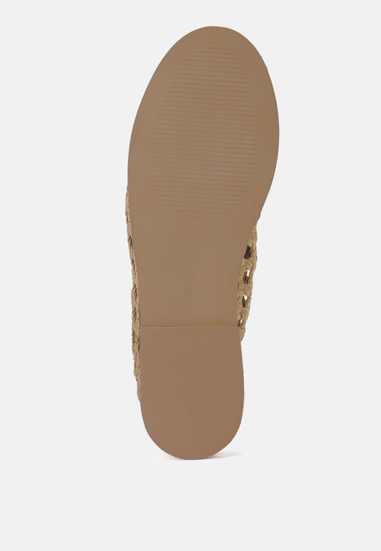 Miyako zapatos planos de cuero de gamuza suave hechos a mano #color_tan