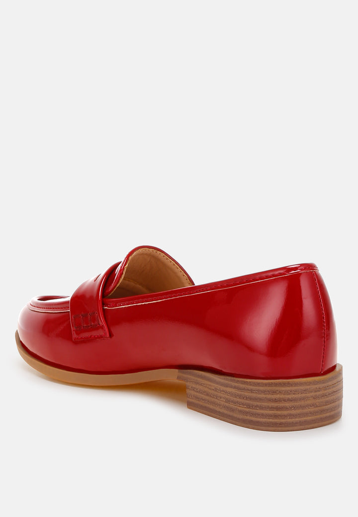 london rag women's woven peep toe flats by motes#color_red