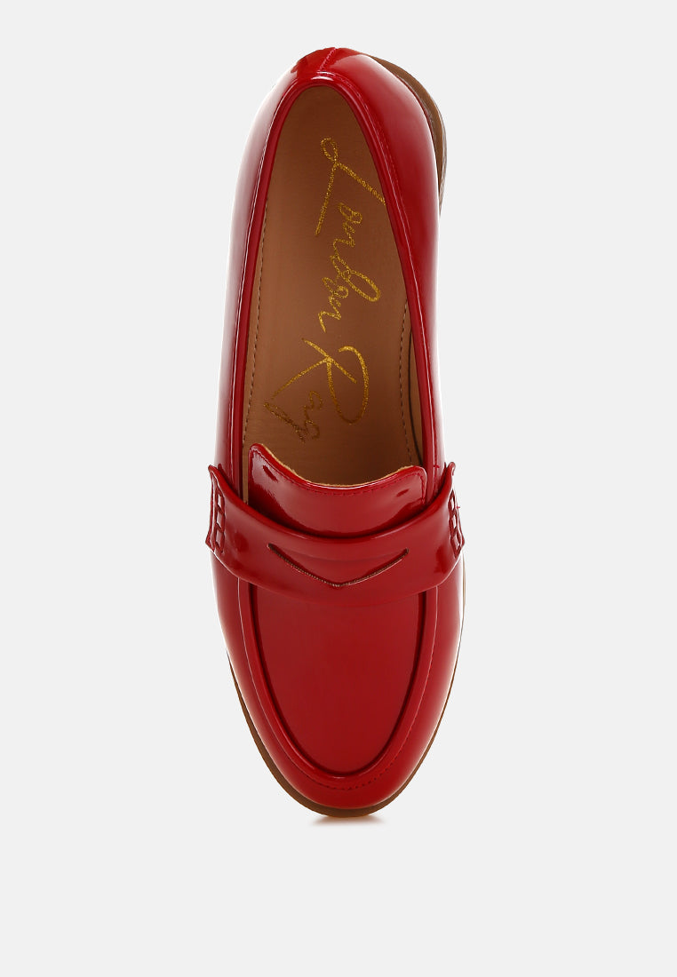 london rag women's woven peep toe flats by motes#color_red