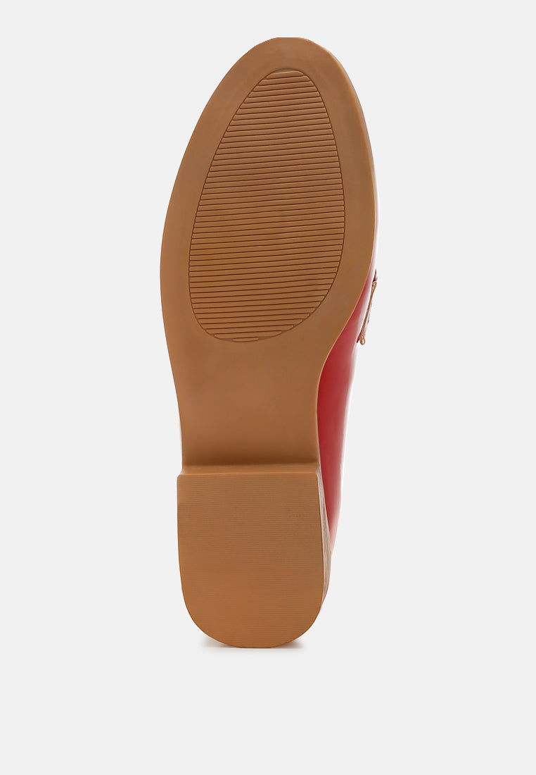 london rag women's woven peep toe flats by motes#color_red