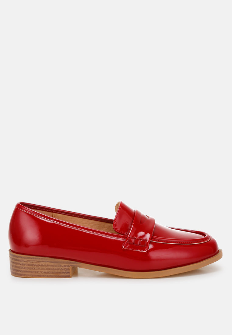 london rag women's woven peep toe flats by motes#color_red