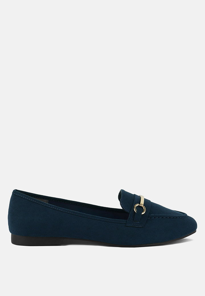 mon bebe formal bit loafers#color_navy