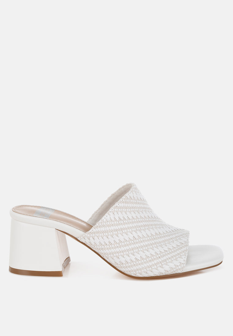 morgana woven raffia slip ons#color_white