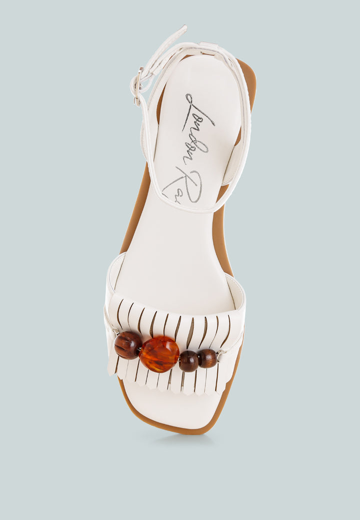 morgine beaded flat sandals#color_white-smooth