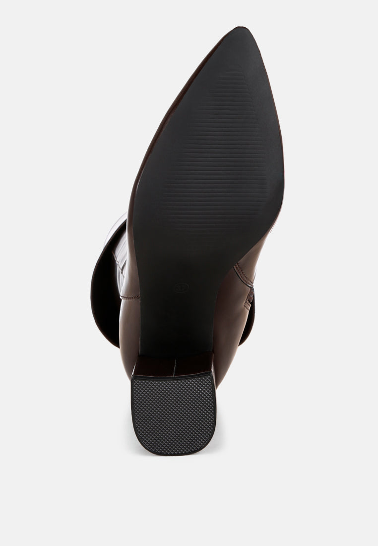 mulbari foldover block heel boots#color_brown-smooth