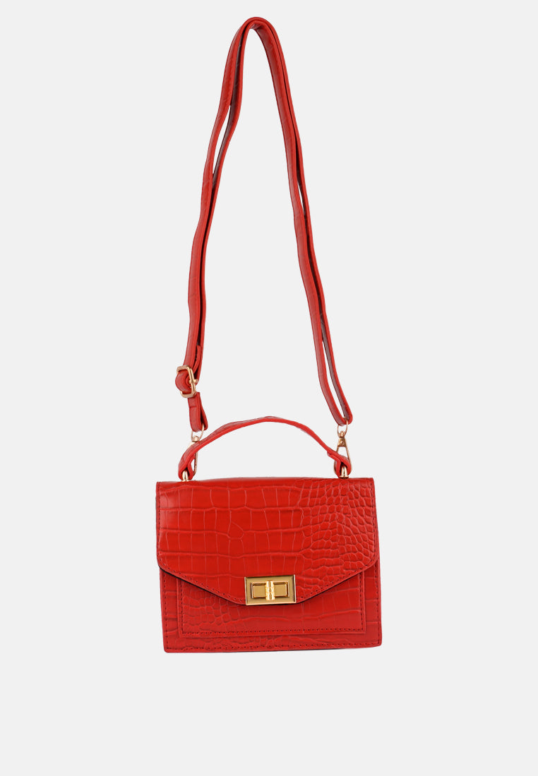 red multi strap mini clutch sling bag#color_red